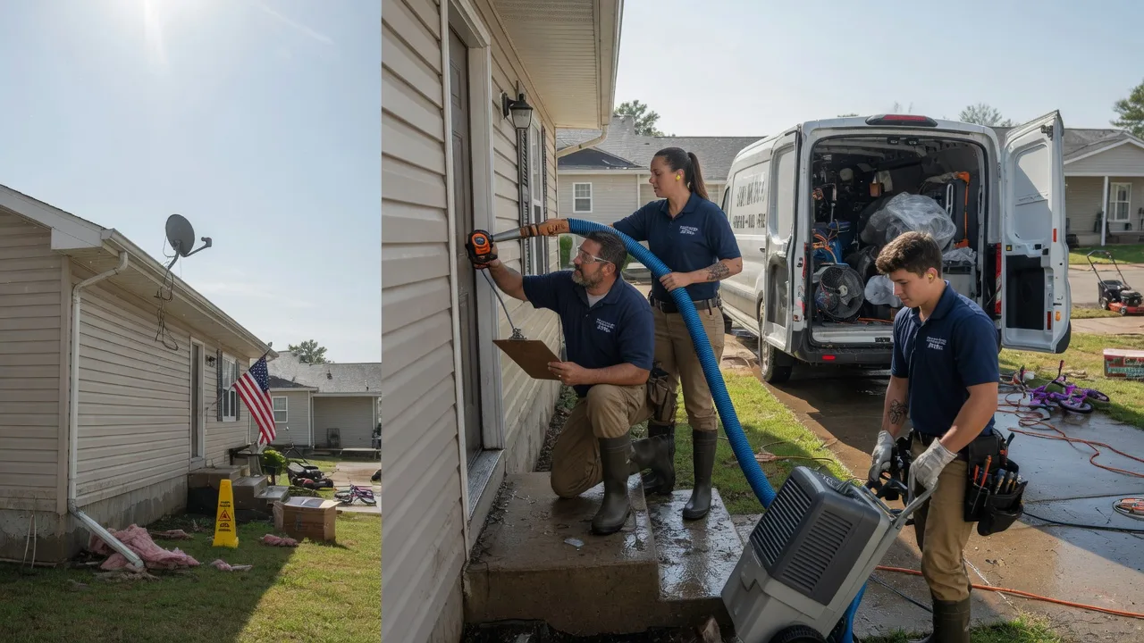 Ceiling Water Damage Restoration in Ottine, TX near me