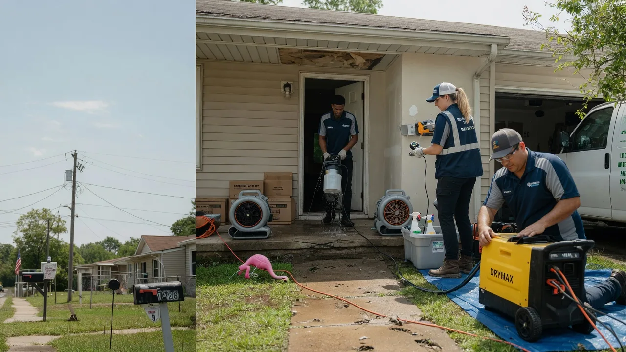 Storm Damage Water Removal in Ottine, TX near me